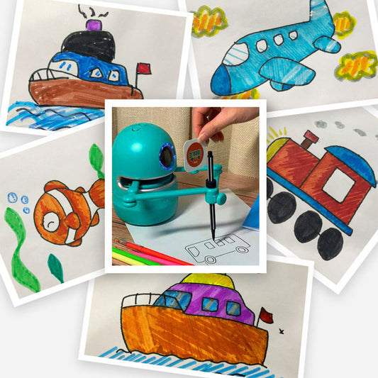 Peinture Robot Maternelle Enfants Étudiants