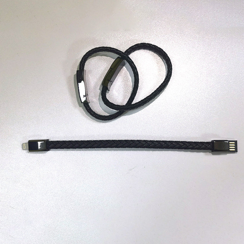 Bracelet Chargeur USB, Câble de Données Pour IPhone et Smartphone.